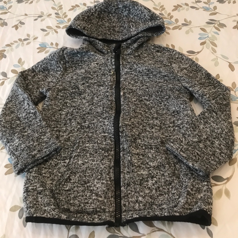 Copper Denim boys 5T gray zip hoodie